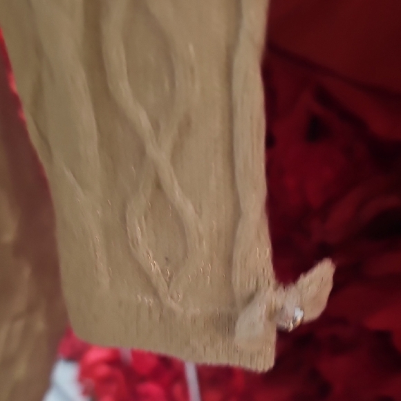 Catherine Malandrino NWT Cream Cable Knit Dress with Bow Accents Size 5/6 - Picture 10 of 10